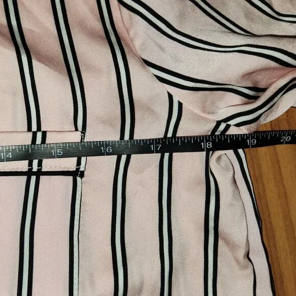 Forever 21 Striped Pajama Oversized Shirt || Small EUC - Picture 5 of 8